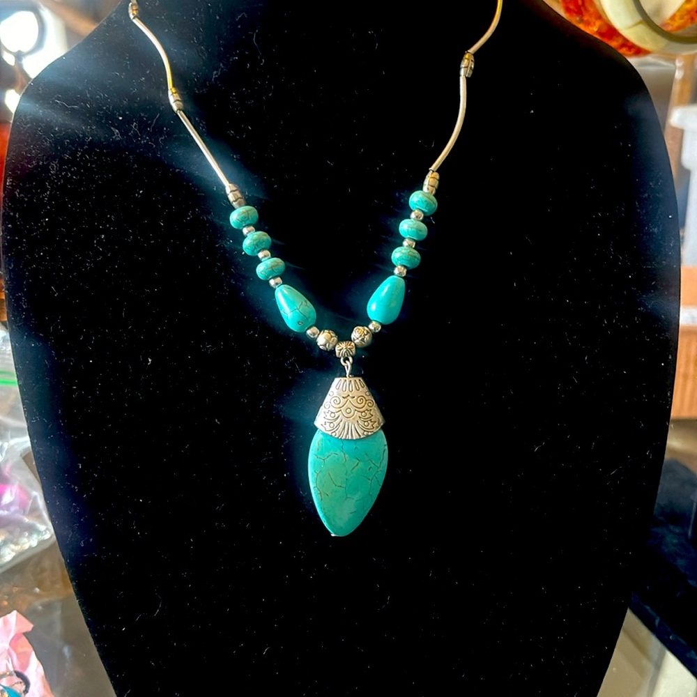 Mediterranean styled Torquoise Necklace
